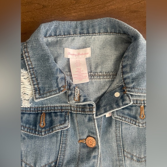 Girls Tommy Bahama Jean Jacket Size 10 - Picture 2 of 5